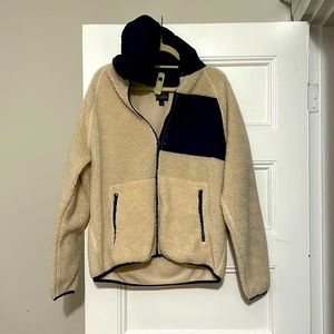 J Crew Hooded Sherpa Jacket - Men’s